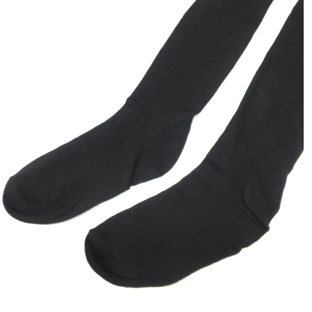 Black Thigh High Socks White Stripes Over The Knee Athletic Socks